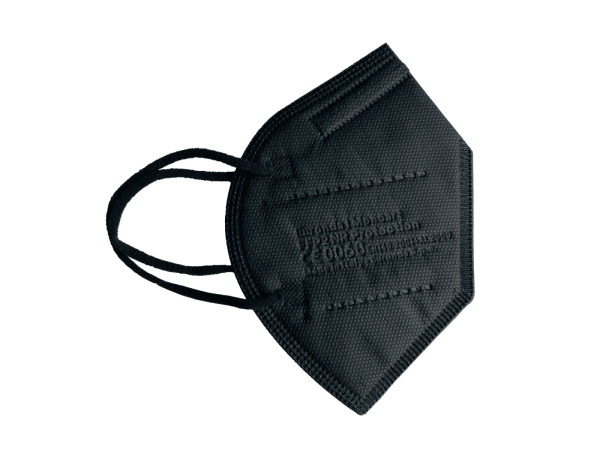 Preview: MONOART Schutzmaske FFP2 - NR Protection, Latexfrei - schwarz