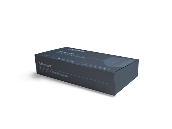 Preview: MONOART Schutzmaske FFP2 - NR Protection, Latexfrei - Blau