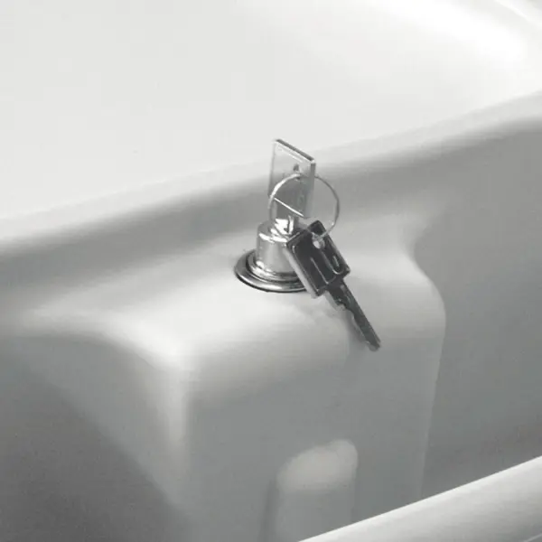 Preview: Multifunktionswagen Copernico - 2 obere Schubladen (1 abschließbar), Großschublade unten