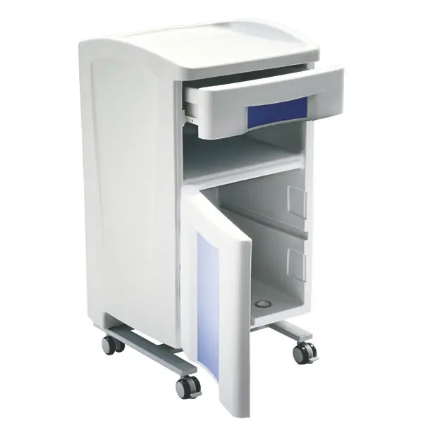 Preview: Multifunktionswagen Copernico - Mit 1 abschließbaren Schublade, Türanschlag rechts