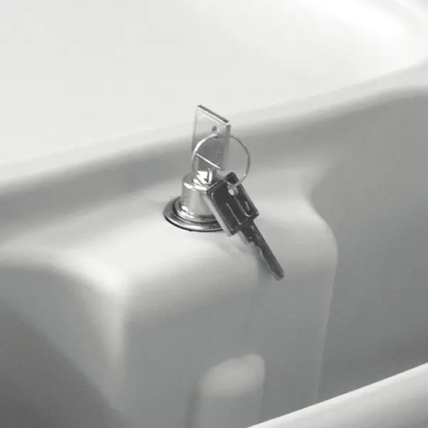 Preview: Multifunktionswagen Copernico - Mit 1 abschließbaren Schublade, Türanschlag rechts