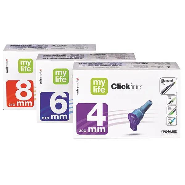mylife Clickfine DiamondTip Pen-Nadeln -  Passt auf alle gängigen Injektionspens