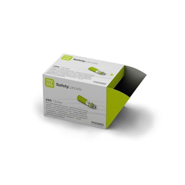 Preview: mylife Safety Lancets Comfort - Sterile Einweg-Sicherheitslanzetten