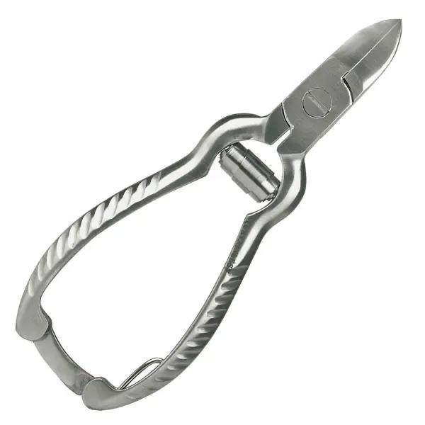 Nagelzange mit Pufferfeder und Sperre -  Entfernung von eingewachsenen Nägeln