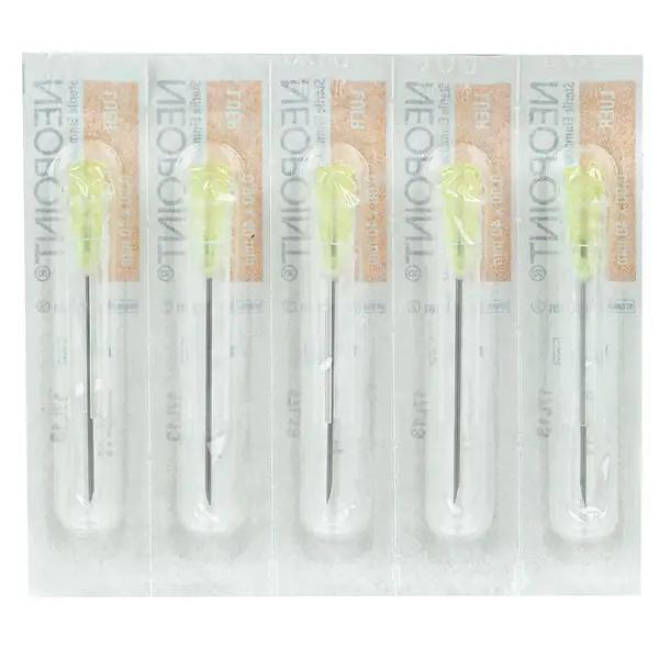 Preview: Neopoint Einmalkanülen - Einzeln steril verpackt  - Gr. 16 blau