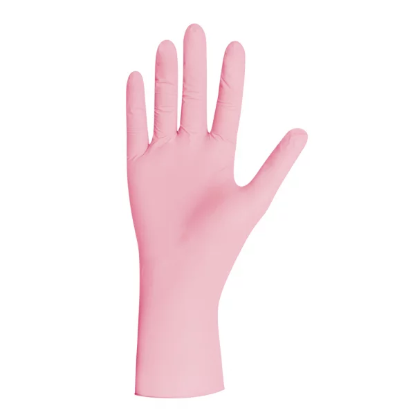 Preview: Nitrilhandschuhe PINK PEARL - unsteril, puder- und latexfrei, Farbe pink 