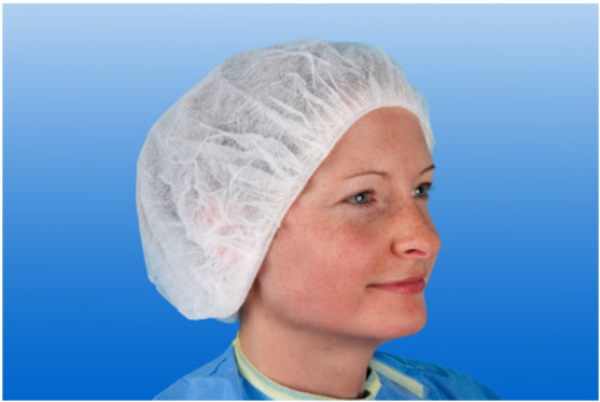 Preview: Noba OP-Hauben Barett - 100 Stück aus Spunlance-Vlies