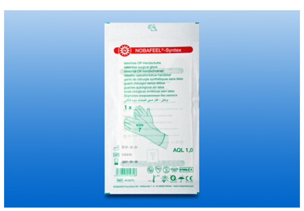 Preview: NOBAFEEL Syntex OP-Handschuhe - Steril, puderfrei, latexfrei, 50 Paar