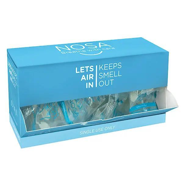 Preview: NOSA - Nasenstöpsel für Geruchsschutz, diskretes Design, mit Mentholduft, hypoallergen