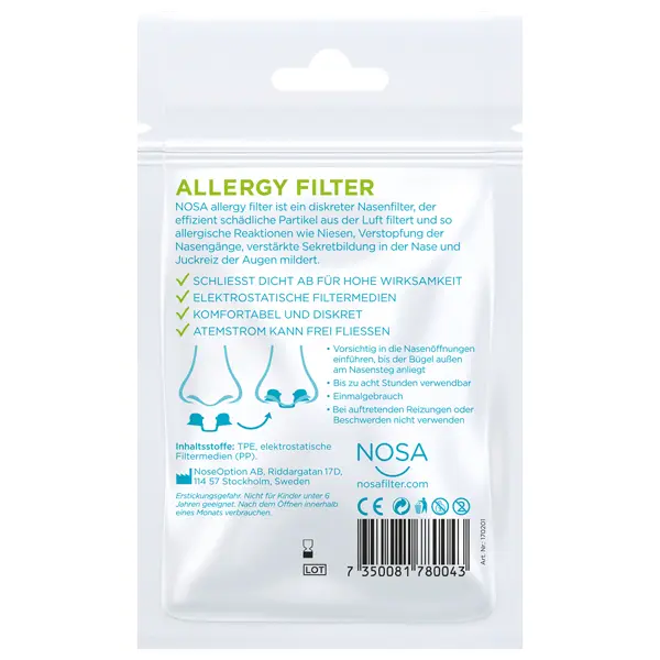 Preview: NOSA Nasenfilter