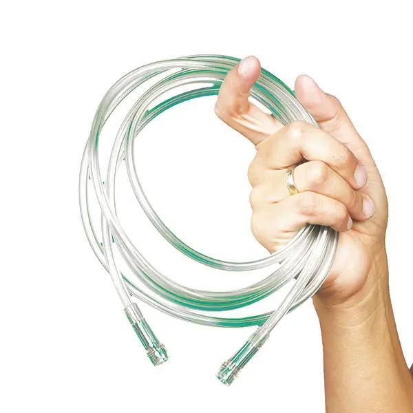 O2-Verbindungsschlauch - 2,10 Meter lang - Mit 2 universell passenden Softverbindern