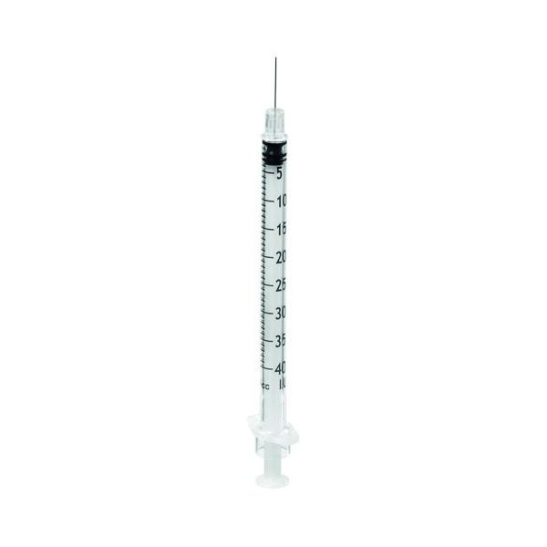 Omnican 40 Insulinspritzen  - 1 ml, U-40 mit intergrierter Kanüle 