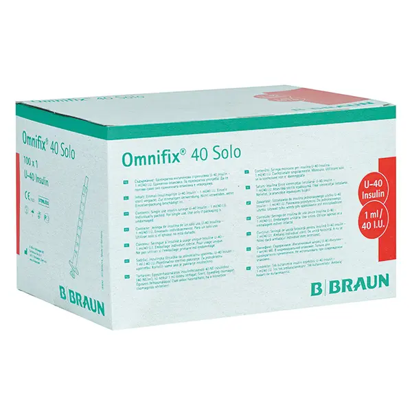 Omnifix 40 Solo - Einmal-Insulinspritze