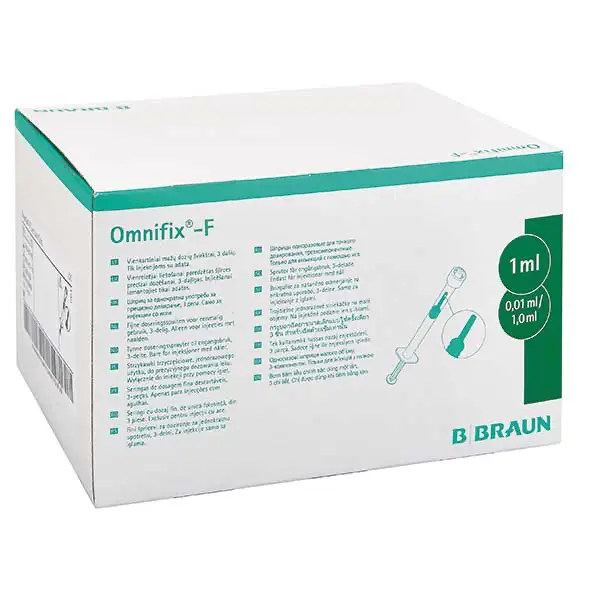 Omnifix F Solo - dreiteilige Feindosierspritze