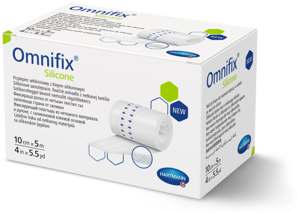 Omnifix silicone - Selbstklebendes und Hautfreundliches Silikonbeschichtetes Fixiervlies (SSB-fähig)