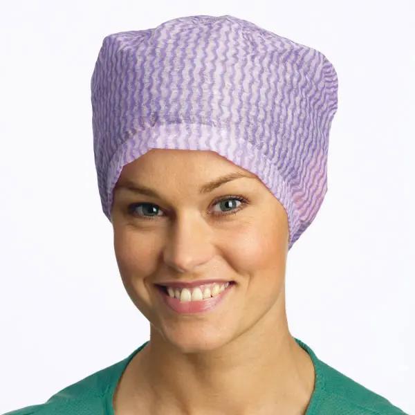 Preview: OP-Haube Kosack - Spezielle Haube für langes Haar, mit elastischem Nackenband