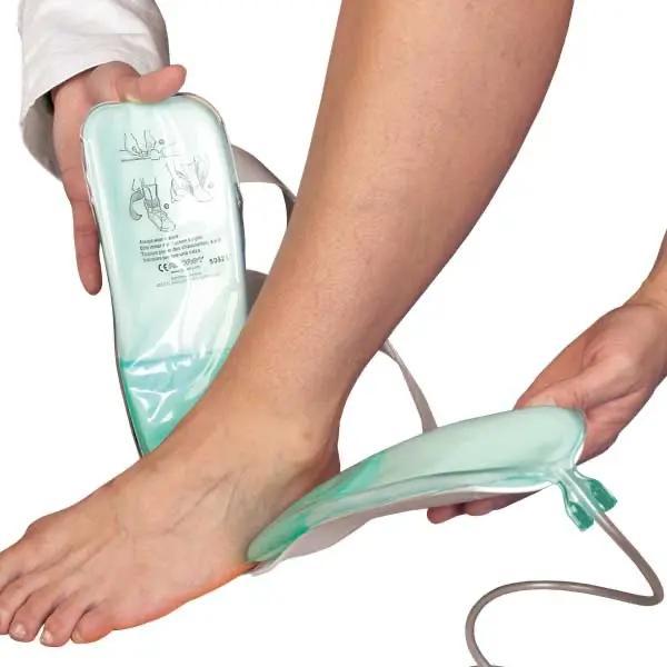 Preview: Original Aircast Gelenkschiene - Zur Stabilisierung und Unterstützung des Sprunggelenkes