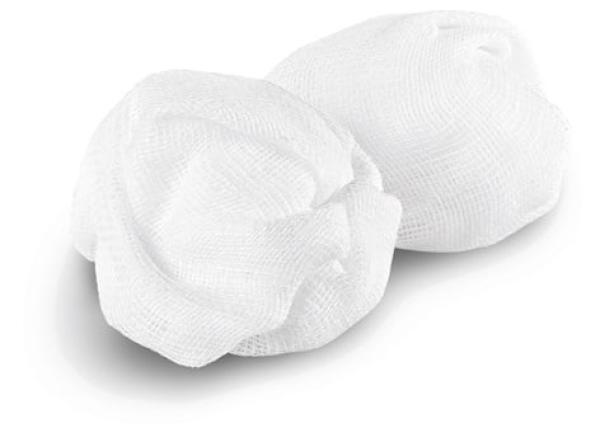 Preview: Pagasling Schlinggazetupfer -  aus reinem Verbandmull, steril/unsteril, 20-fädig  (SSB-fähig)