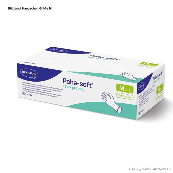 Peha-Soft Latex Protect, unsteril - Einmal-Untersuchungshandschuhe, puderfrei