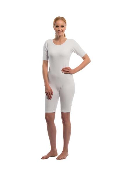 Pflegebody mit kurzem Bein und kurzem Arm - 2in1 Unterhemd und Fixierhose