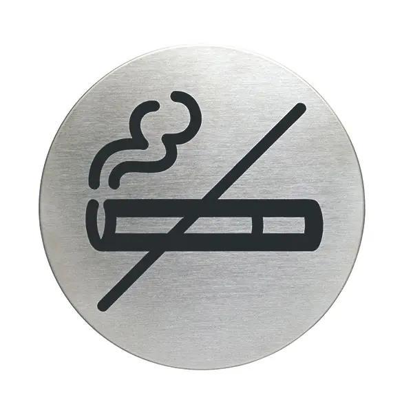 Piktogramm aus Edelstahl - runde Form mit einem Durchmesser von 83 mm