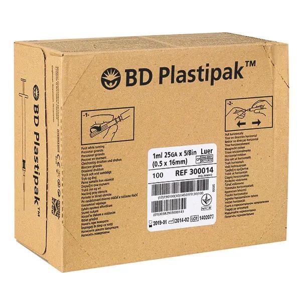 Plastipak Tuberkulinspritzen 1 ml, Luer - Für geringe Medikamentenmengen