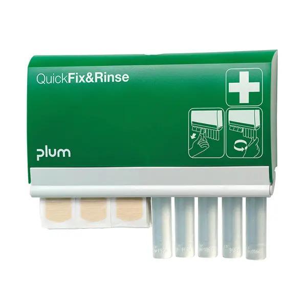 Plum QuickFix & Rinse Augenspülstation mit 45 Pflaster + 5 Augenspülampullen je 20 ml