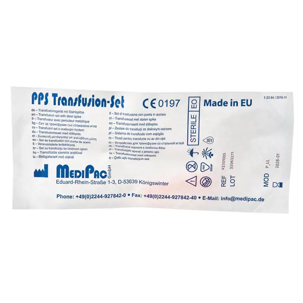 PPS-Transfusionsset mit Luer-Lock