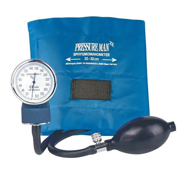 Pressure Man I - Blutdruckmesser mit Klettmanschette in verschied. Farben