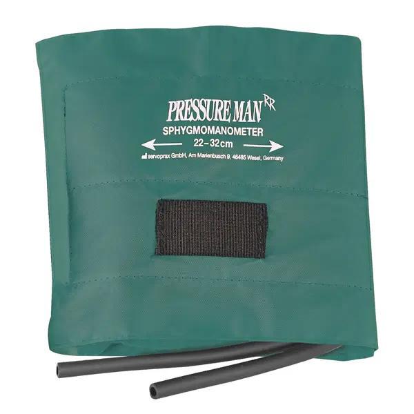 Preview: Pressure Man II Chrome Line - 2-Schlauch Blutdruckmesser inkl. Klettmanschette