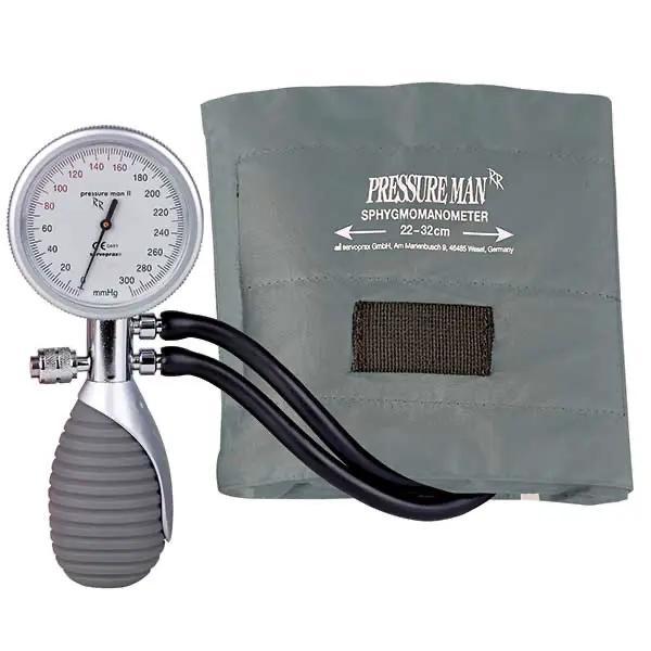 Pressure Man II Chrome Line Import - Blutdruckmesser mit großer Skala 