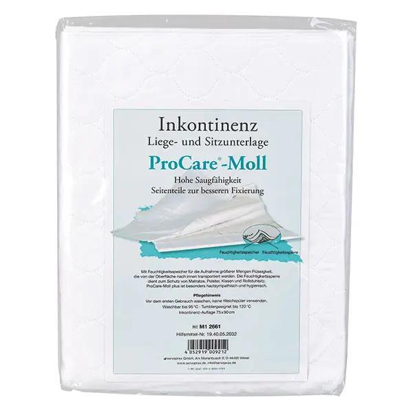 Preview: Procare-Moll Krankenunterlage - Bei Inkontinenz / Waschbar / Faltenfrei