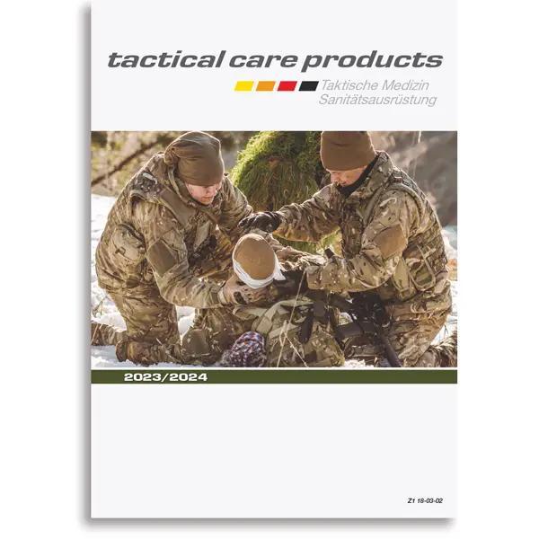 Prospekt Tactical Care Products - Fachkatalog für taktische Medizin und Sanitätsausrüstung