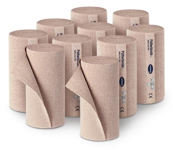 Preview: Pütterbinde - Besonders kräftige Kurzzugbinde für die gegenläufige Verbandtechnik (SSB-fähig)