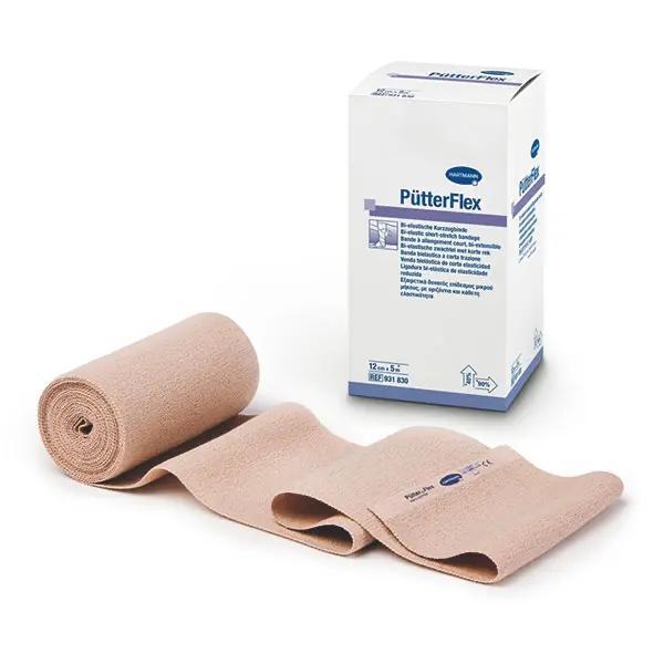 Preview: PütterFlex - Bi-elastische Kurzzugbinden für sehr starke Kompression (SSB-fähig)