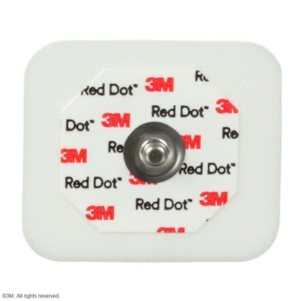 Red Dot EKG-Elektroden für Erwachsene - Intensiv, 3,5 x 4 cm, 50 Stück