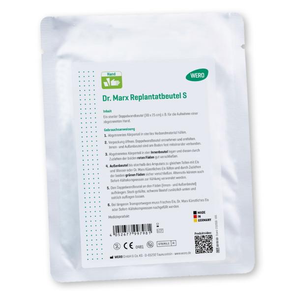 Replantatbeutel - Zur keimdichten Versorgung abgetrennter Körperteile