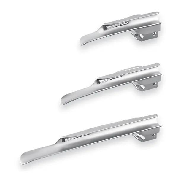 Preview: RESQ-Blade Edelstahl Kaltlichtspatel Macintosh/Miller - Mit heller Halogenbirne