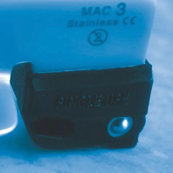 Preview: RESQ-Blade Steel Blade ECO LED - Edelstahl Einweg-Warmlichtspatel Macintosh/Miller