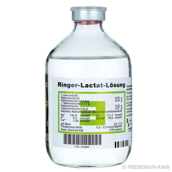 Ringer-Lactat-Lösung Fresenius - Flüssigkeitsersatz b. ausgeglichenem Säure-Basen-Haushalt