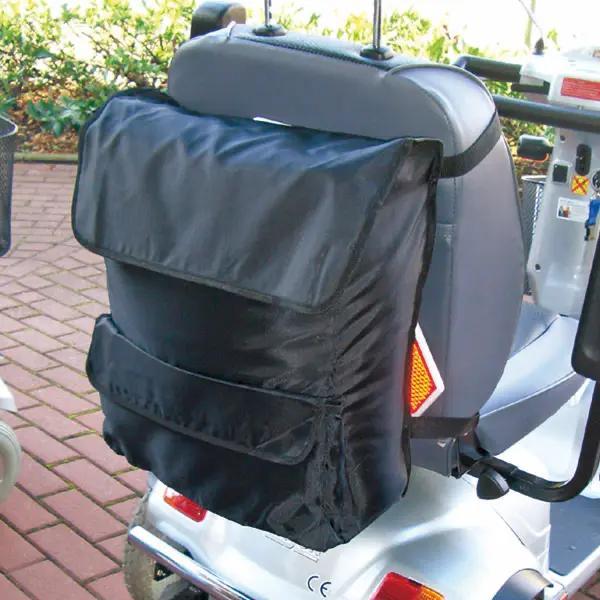 Rollstuhl- / Rollatortasche mit zwei großen, verstellbaren Schlaufen und Clipsystem
