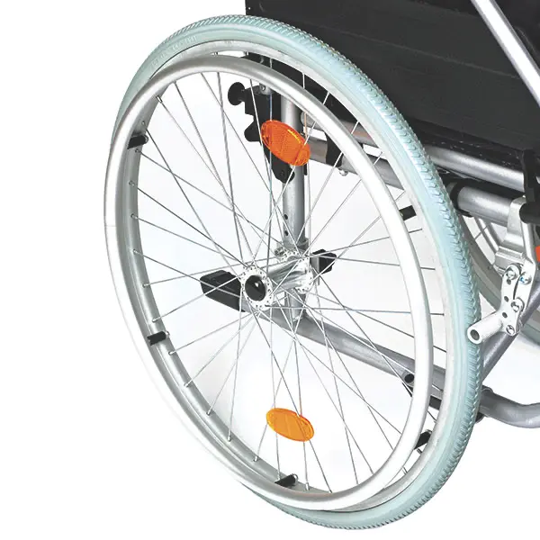 Preview: Rollstuhl Alu-Light - Mit höhenverstellbarem Sitz von 47 – 51 cm