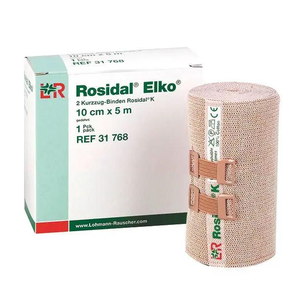 Rosidal Elko - Kurzzugbinde für Kompressionsverbände in Doppelbindentechnik (SSB-fähig)
