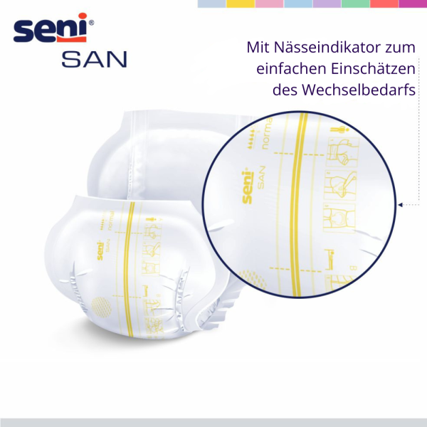 San Seni Normal Inkontinenzvorlagen - für Damen und Herren, bei mittlerer Inkontinenz