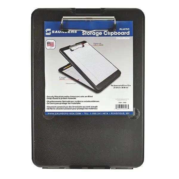Preview: Saunders SlimMate - Klemmbrett mit Innenfach