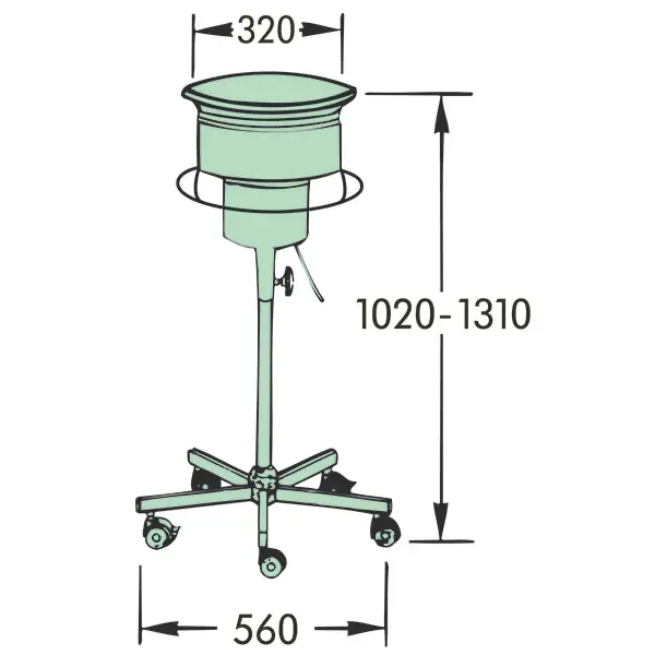 Schalenständer Modell 242.1310.0