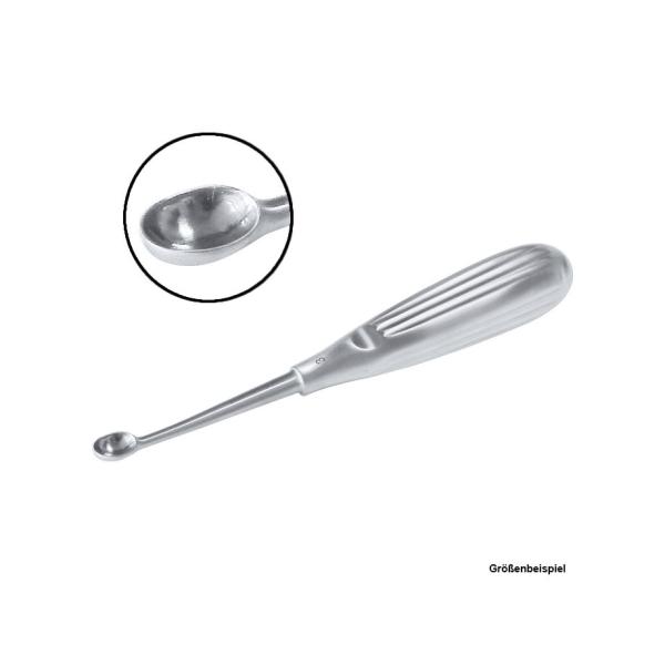 Scharfer Löffel nach Volkmann  Fig. 00 - 17 cm (oval), 4,4 mm x 6,2 mm