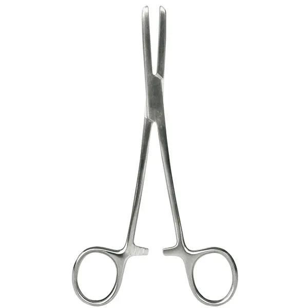 Schlauchklemme mit Sperre mit breitem oder glattem Maul 