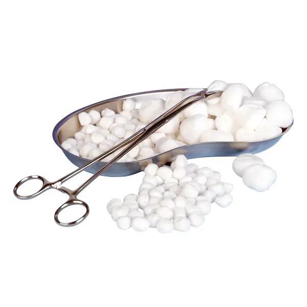 Schlinggazetupfer mit elastischem inneren Ring - 100% Baumwolle, unsteril,  in 4 Größen (SSB-fähig)