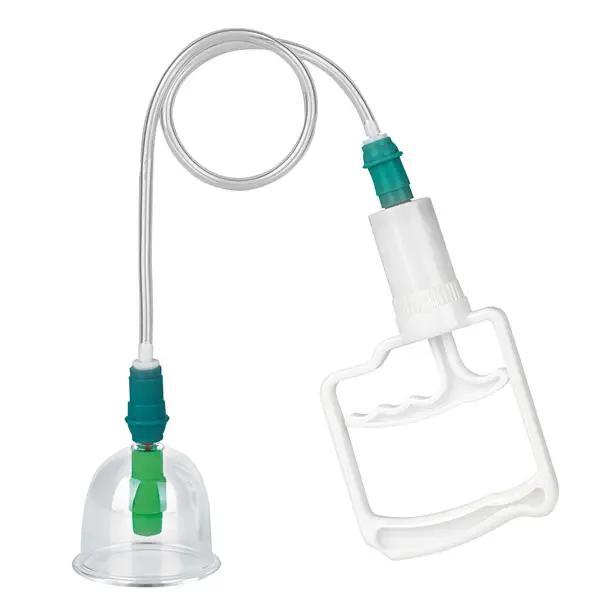 Schröpfgläser-Set aus Kunststoff mit Handpumpe - Mit 18 unterschiedlichen Größen